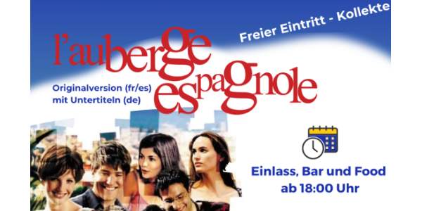 “European Movie Night” le 14 août dans le cadre du Kino im Kocher au Kocherpark à Berne.